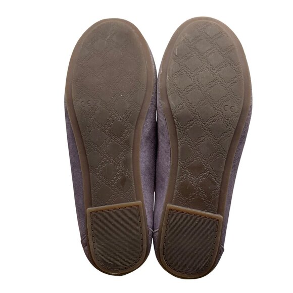 Vionic Caroll Sparkle Purple Round Toe Orthaheel  Ballet Flats Women Size US 7 - Picture 7 of 9